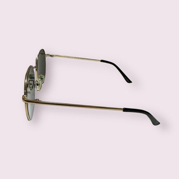 Quay Australia Jezabell Gold Round Sunglasses‎ main image 6